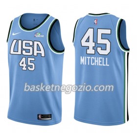 Canotte Uomo Utah Jazz Donovan Mitchell 45 Nike 2019 Rising Star Swingman